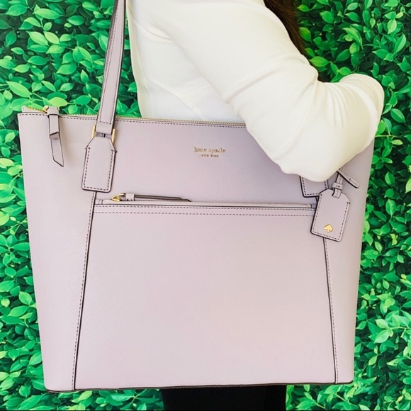Kate Spade Cameron Large Pocket Tote Icy Lavender - Picture 8 of 8